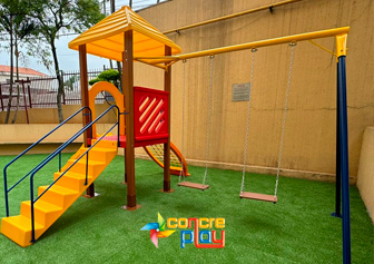 Playground Madeira Plástica MG01