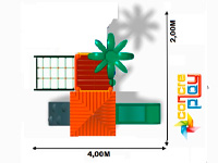 Playground Madeira Plástica MG28